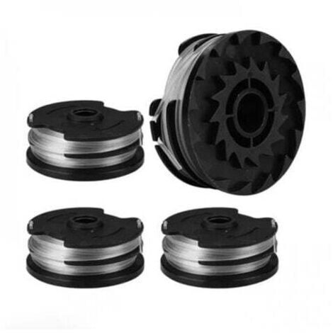 4pcs bobines de fil de rechange pour, fil de nylon de rechange pour coupe-bordures LIDL Parkside, coupe-bordures PRTA 20-Li A1,B2,C3,PRT 550 A1,A3,PRT 300 A1-2 x 4 m 1,6 mm (1/4)