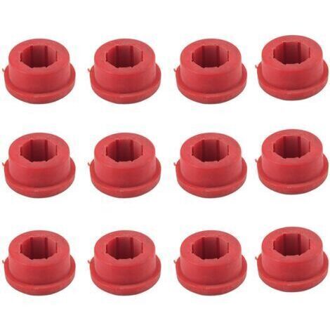 Silentblocs de bras de suspension inférieurs (LCA) rouges résistants, silentblocs de carrossage arrière décoratifs en polyuréthane, accessoire auto pour route (1/5)