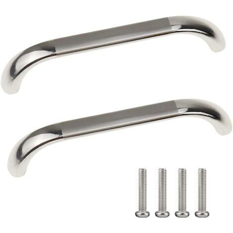 10 pièces 96 mm poignées de porte d'armoire avec trou central pour cuisine chambre armoire (1/5)