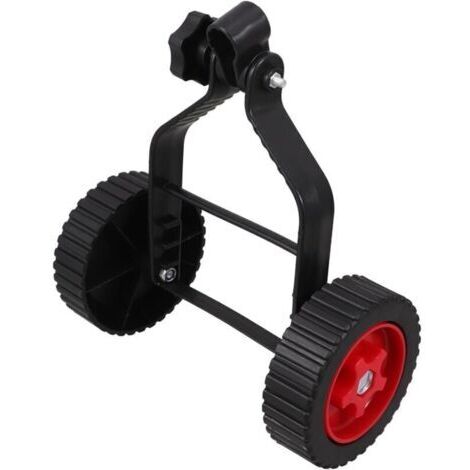 Roue de Support pour Débroussailleuse Accessoire de Tondeuse à Gazon avec Fixations Souple Installation Rapide et Design Compact pour Trimmers Électriques (1/4)