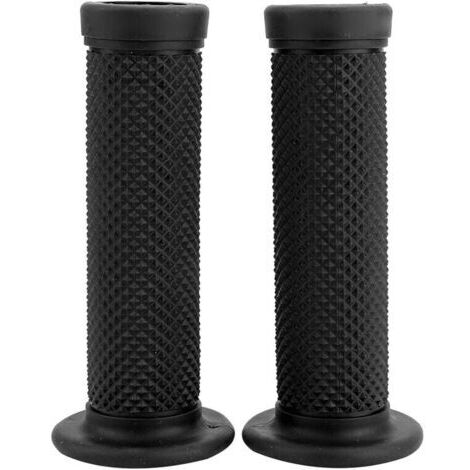INHHUB 2pcs 22mm Poignées de guidon de moto vintage universelles Star Decor Guidon Bar Ends (Noir)-INHHUB (1/5)