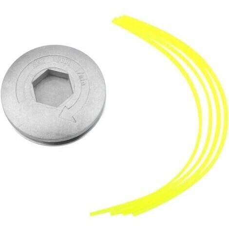 Tête de Ligne en Aluminium, 4 lignes Tête Coupe Bordure Universel, Tête de Coupe-Herbe en Aluminium (1/5)