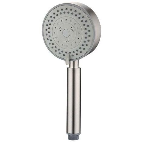 Pommeau Douche Haute Pression en Acier Inoxydable 304, Douche 5 Modes de Douchette à mainet bouton de l'interrupteur, Douche Salle de Bain Haute Pression et Installation Facile (1/4)