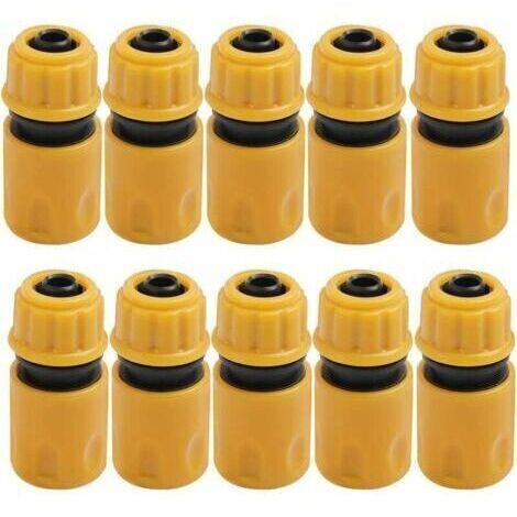 Embout Tuyau D'arrosage 10pcs, Raccord Tuyau D'arrosage, Jardin en Plastique Raccords d'Arrosage Rapides, Raccord Arrosage, Embout Arrosage, Raccord Tuyau, Jardin Raccords d'Arrosage Rapide (1/5)