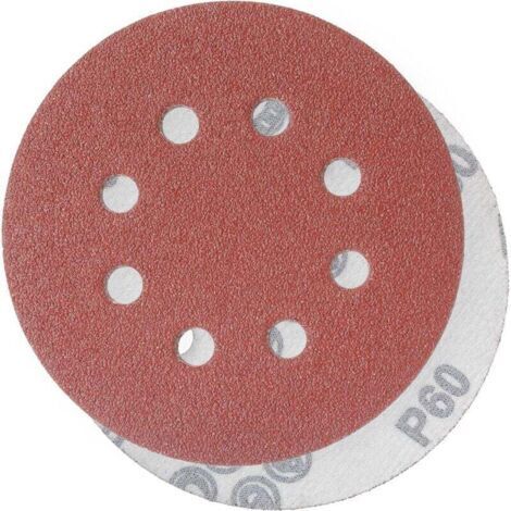 60 Disque de Ponçage Disques Abrasifs Grain Taille de 125mm Idéal pour Poncer/Polir/Dérouiller HSDPS5M100, Lot de 100 (1/4)