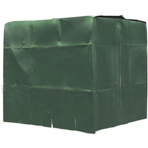 Couvre de Protection des récipients IBC étanche du réservoir d'eau extérieure à la poussière du réservoir d'eau de Pluie à poussière 1000L Green (1/4)