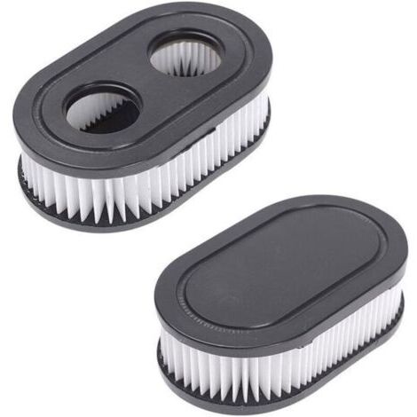 Filtre à air ovale noir pour tondeuse MTD BS-798452 Briggs & Stratton- Lot de 2 (1/4)
