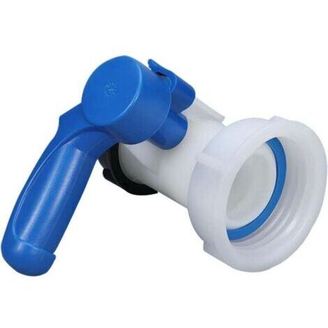 Adaptateur de réservoir d'eau IBC Ulisem, adaptateur universel pour robinet de réservoir IBC DN40 62 mm pour robinet de vidange, réservoir d'eau de pluie, jerrycan (1/4)