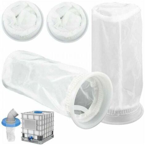 Lot de 4 filtres en nylon pour réservoir d'eau de pluie IBC 1 000 L, couvercle de réservoir IBC, filtre en nylon pour réservoir d'eau de pluie IBC (1/4)