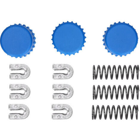 Accessoires de Tête de Coupe T35 pour Débroussailleuse - 3 Ensembles Complets Incluant Couvercles, Ressorts et Clips - (1/5)