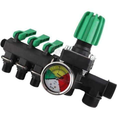 Splitteur de Tuyaux de Jardin à 3 Voies , Séparateur D'eau à 3 Voies Vanne de Commande de Pulvérisateur Agricole (1/4)