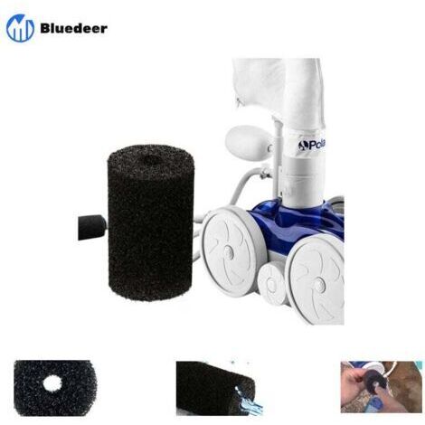 Lot de 10 éponges de rechange pour nettoyeur de piscine Polaris Vac-Sweep - Compatible avec les modèles 180, 280, 360, 380, 480, 3900 Mousse à l'extrémité du tuyau (1/5)