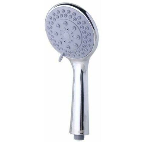 Pommeau De Douche à Main Haute Pression 5 Réglages De Jet, Puissant Jet De Douche Pommeau De Douche De Pluie à Main Massage Spa Pomme De Douche Amovible à Main Finition ChroméeShower Head (1/4)