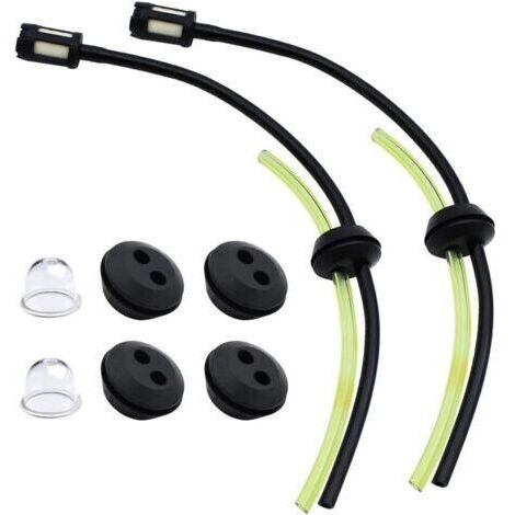 Lot de 2 flexibles de joint de filtre à carburant universels, tuyau de carburant pour tondeuse à gazon (1/4)