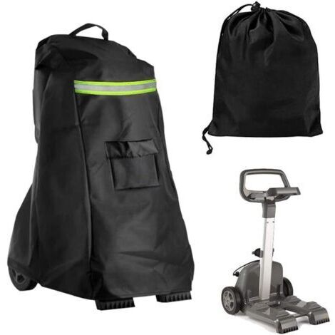 Housse anti-poussière noire pour aspirateur automatique, réflecteur pour aspirateur de piscine (1/4)