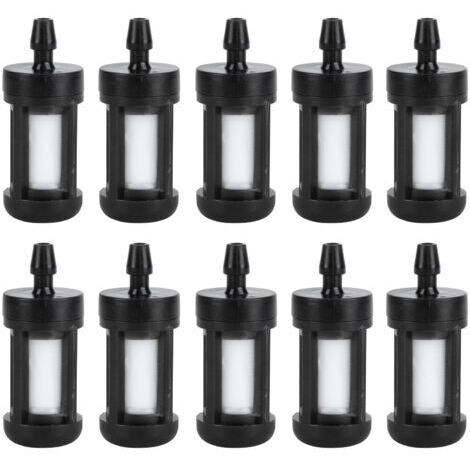 Lot de 10 Filtres à Carburant pour Tronçonneuses et Débroussailleuses Modèles Spécifiques- (1/5)