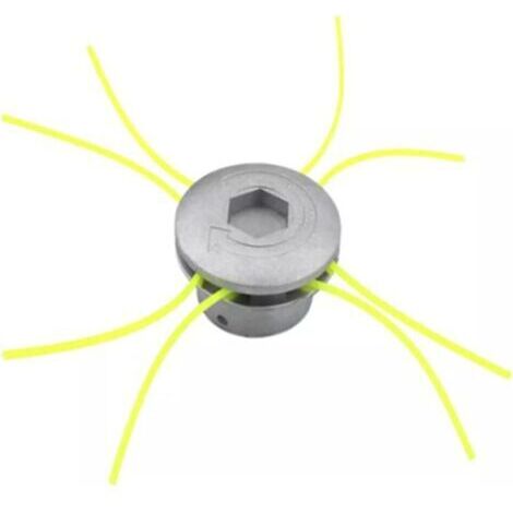 Tête de débroussailleuse 4 fils – Aluminium léger résistant à la corrosion – Compatible tondeuses à gazon – 72 x 44.5 mm (1/5)