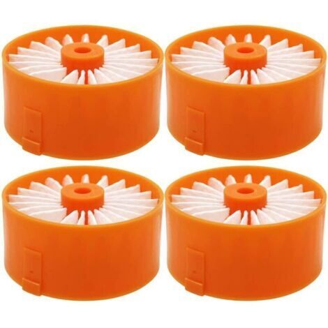 Filtre pour aspirateur sans pour SCHWARZ + DECKER POWERSERIES pour outils de remplacement pour BSV2020G Accessoires de balayeuse (lot de 4 unités) (1/4)