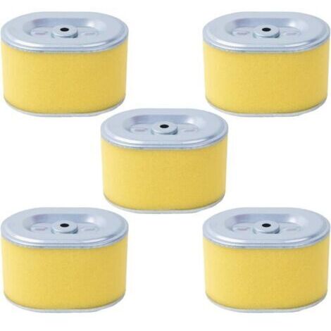 Lot de 5 filtres à air pour Honda GX160, GX200, GX140, GX100, GX110, GX120, filtre à air ADEFOL avec préfiltre, pièces de rechange professionnelles pour moteurs 5 CV, 5,5 CV et 6 CV. (1/4)