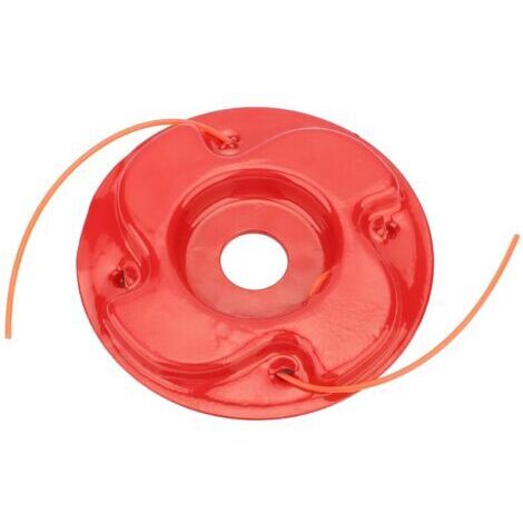Accessoires de Jardin Tête de Coupe pour Découpe-Bordures Disque de Tonte en Métal Modèle Rouge Emballage OPP - (1/4)