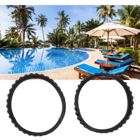 2 pièces de chenilles de pneus de nettoyage de piscine pour MX6 MX8 MX9, R0526100, accessoires de remplacement de piste de ceinture de piscine, pneus de nettoyage de piscine (1/4)