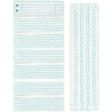 Lot de 8 Housses d'Essuie-Glaces de Rechange, Compatible avec Leifheit Profi XL Micro Duo/Profi XL Cotton Plus, pour tous les Planchers, Housse de Remplacement Efficace en Microfibre (1/5)