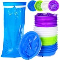 20 Pièces Sac Vomissement Voiture 1000ml, Sac a Vomi Haute Densité avec Bouton-Pression, Sac de Collection Vomi pour Voiture et Voyage pour Femmes Enceintes Urgences Malades Enfant Adulte