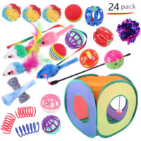 Ensemble de jouets pour animaux de compagnie, fournitures amusantes pour chat, jouet pour chat, diverses combinaisons/C