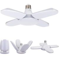 Éclairage de garage à LED, lumière de garage transformable 60W E27 6500K 4800lm
