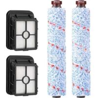 Kit 4pcs Remplacement Brosse Rouleau Bissell Filtres Bissell Crosswave 17132 et 2225N Series Accessoires de Nettoyage Bissell Crosswave
