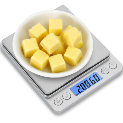 Balance électronique de haute précision, balance de cuisine pratique, pesée précise jusqu'à 0,01 gramme, idéale pour peser des bijoux.