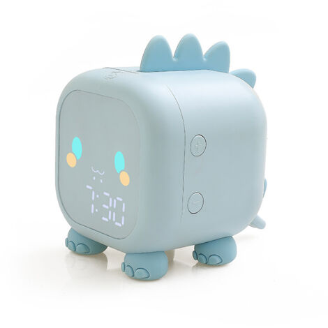 Réveil dinosaure pour enfants – Super puissant – Électronique créatif avec lumière –