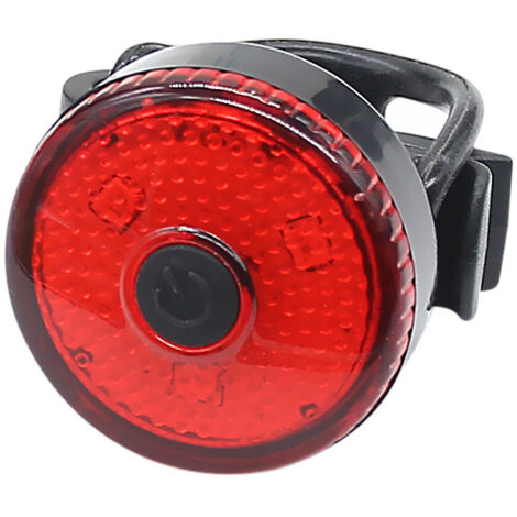 Éclairage vélo rechargeable – éclairage extérieur – éclairage VTT – accessoires – ABS – rouge