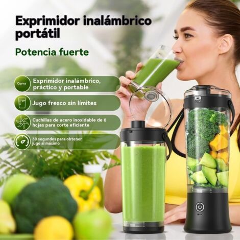 Rose Mini-mixeur portable USB rechargeable presse-jus électrique portatif mixeur à smoothie