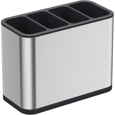 Boîte à couverts en acier inoxydable, boîte multifonctionnelle avec égouttoir intégré