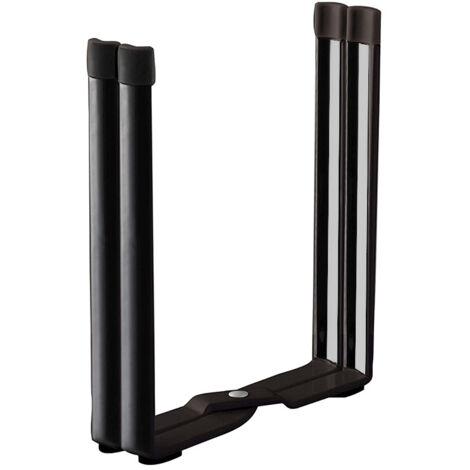 Égouttoir à vaisselle pliable, porte-bouteilles, noir, acier au carbone