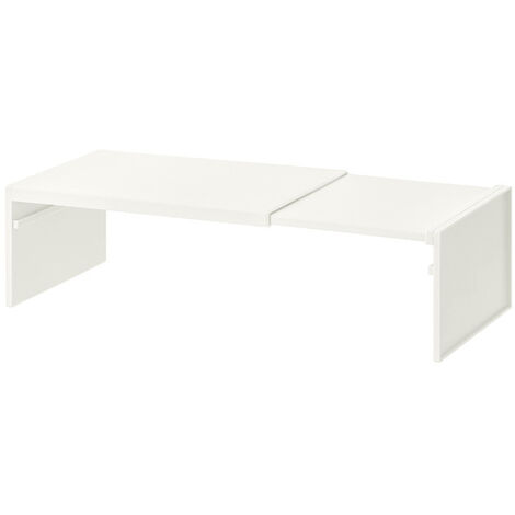 Étagère de comptoir extensible , ABS blanc, organisateur de cuisine.