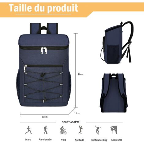 Sac à Dos de Pique-Nique Extérieur Sac à Bière Froide Sac Thermique Grande Capacité Épaissi Sac à Dos de Pique-Nique Extérieur Sac à Bière Froide Sac Thermique Grande Capacité Épaissi