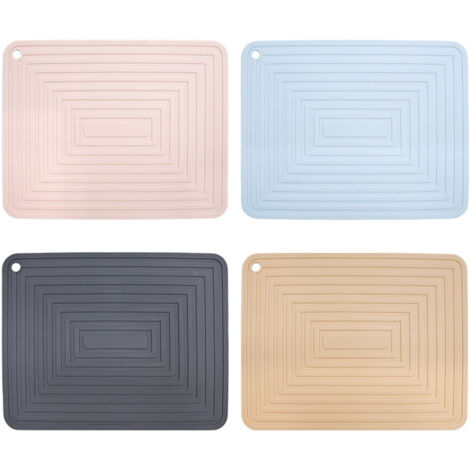 4 tapis résistants à la chaleur, protecteurs pour induction, carrés — (1/4)
