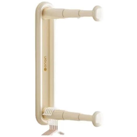 Porte-cintre extensible , organisateur multifonctionnel en plastique (1/5)