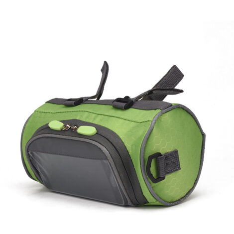 Sac vert grande capacité, pliable et imperméable, idéal pour le VTT et les téléphones portables - (1/5)