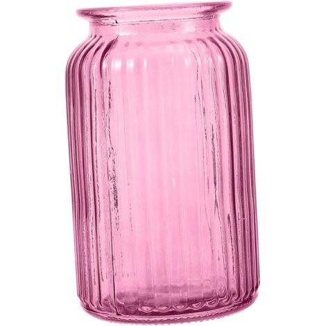 Vase en verre européen, transparent, style vintage, décoration intérieure