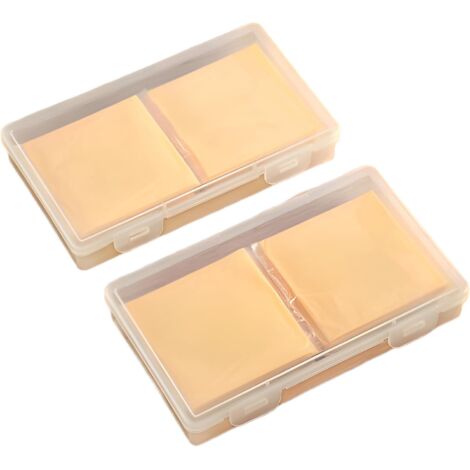 2 boîtes à beurre et à fromage, récipients transparents en PP pour la cuisine (1/5)