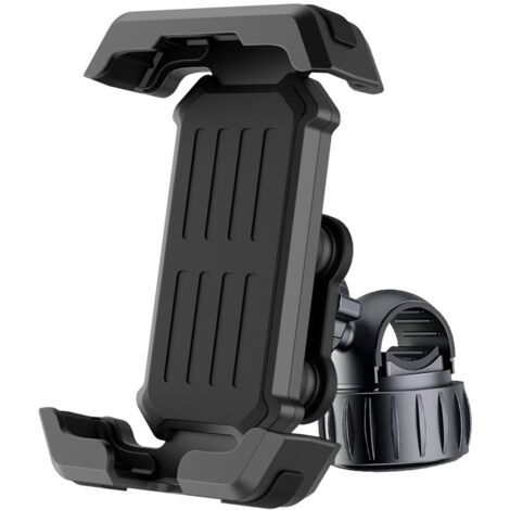 Support de téléphone pour moto avec double absorption, anti-vibration à 360° et navigation (1/5)