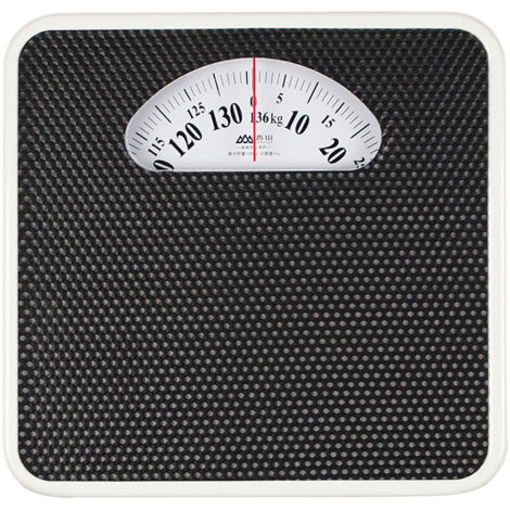 Balance mécanique carrée – Personnelle – Noire – Acier laminé à froid