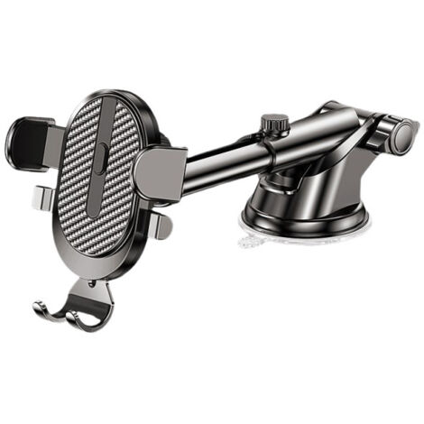 Support de téléphone de voiture avec clip, plastique noir (1/5)