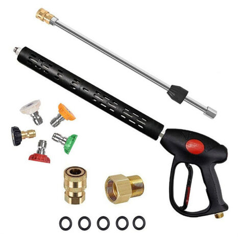 Pistolet à eau haute pression M22-14 pour le lavage de voiture, pistolet à eau multifonctionnel 3 en 1 pour une utilisation domestique (1/2)