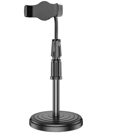 Support de bureau réglable, support multifonction pour le bureau et le streaming, noir (1/4)