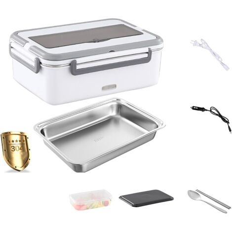 Nouvelle boîte à lunch électrique, grande capacité, 2 en 1 pour la maison, boîte à lunch chauffante,