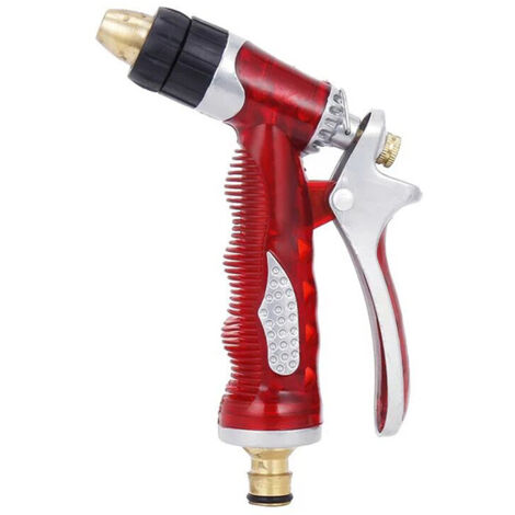 Pistolet à eau haute pression avec buse en laiton, pistolet à eau domestique pour l'arrosage des plantes,
